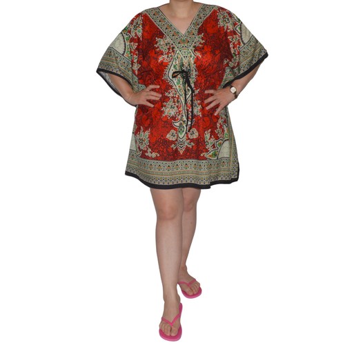 Sommerkleid Strandkleid Damenkleider Freizeitkleid Boho Strandkaftan Urlaub - Bild 49 von 51