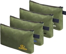 12.75 Inch Heavy Duty Water Resistant Canvas Tool Bag Set Of 4 Pouches