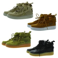 Nike Boy's Youth SF Air Force 1 Athletic Active Mid Top Shoes Sneakers AJ0424