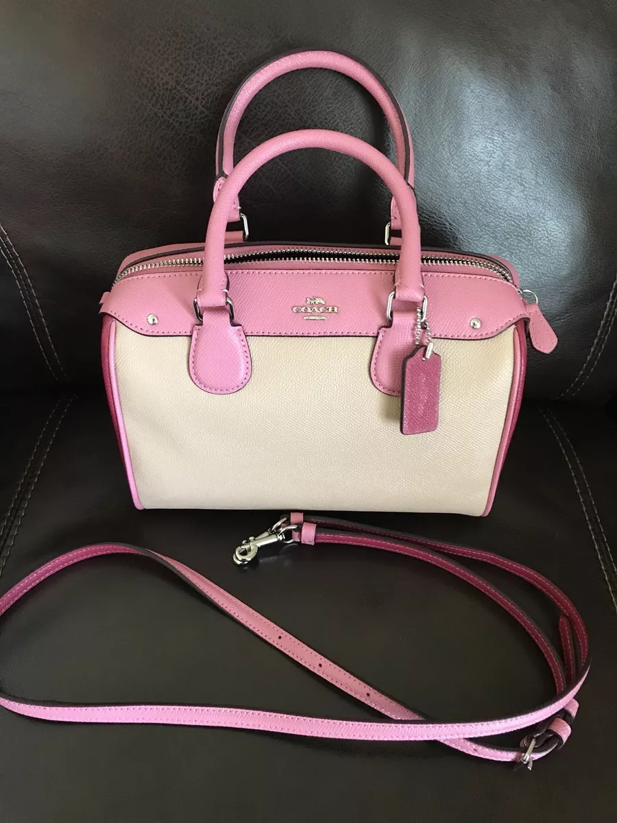 Coach Pink Leather Mini Bennett Satchel Coach