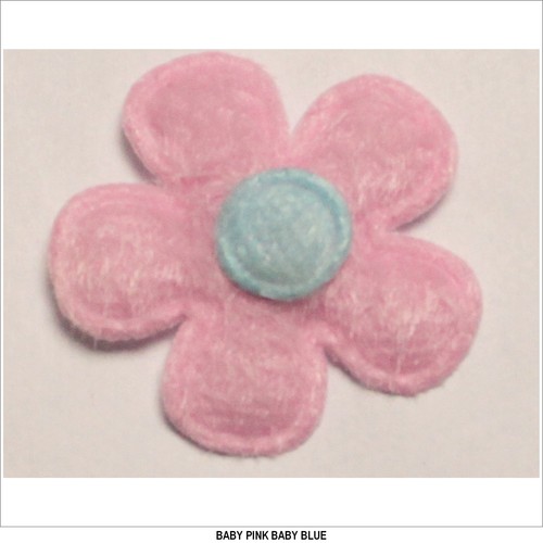 2 Tone Satin Flowers Spot 25mm Craft Making Decoration BUY 8 16 9 COLOUR 602 - Picture 4 of 19