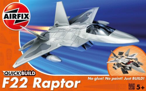 Airfix Quick Build F22 Raptor - J6005 - Model Kit - Picture 1 of 3