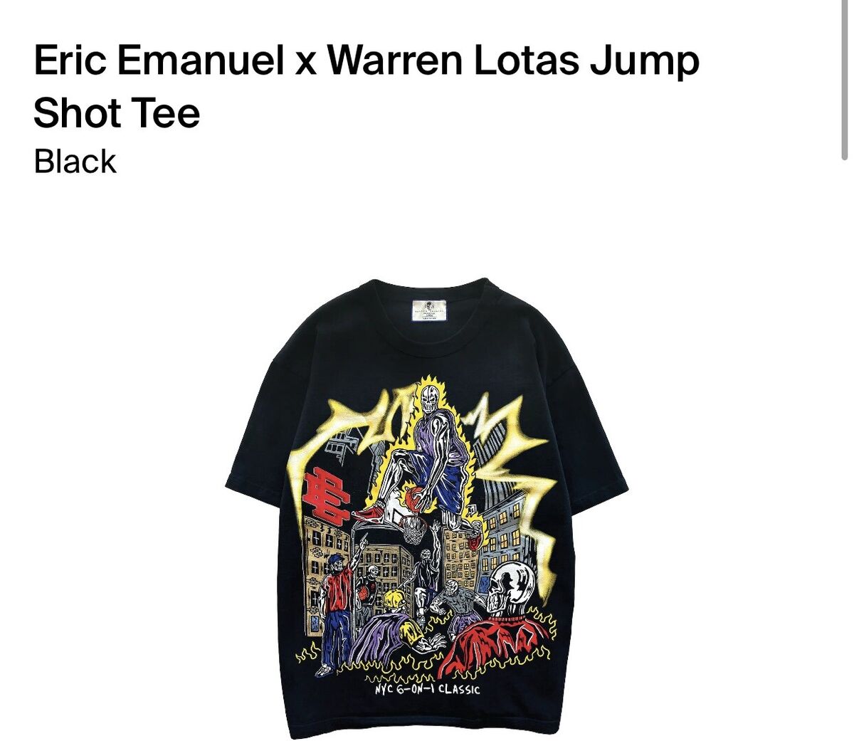 Warren Lotas X Eric Emanuel T Shirt XL New In Plastic!! | eBay Warren Lotas X Eric Emanuel T Shirt XL New In Plastic!! | eBay