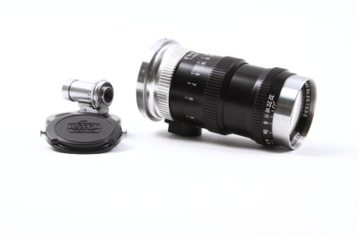 RARE!] E.P. Nippon Kogaku NIKKOR-Q.C 13.5cm f/3.5 Black Lens w/ E.P.  Finder