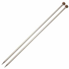 KnitPro Nova Metall 25 cm 10" gerade/einspitzige Stricknadeln alle Gr&ouml;&szlig;en