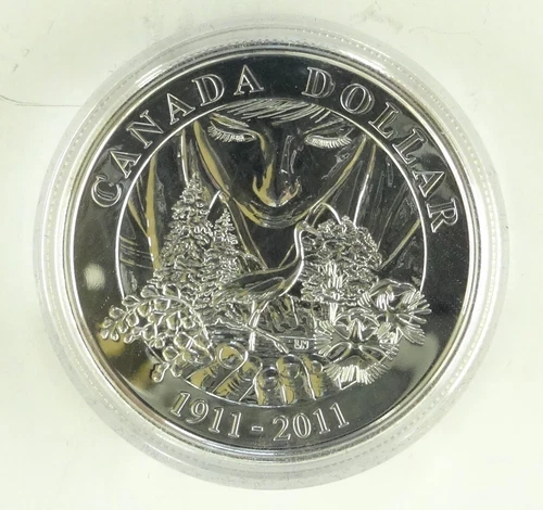 2011 CANADIAN BRILLIANT UNCIRCULATED COMMEMORATIVE SILVER DOLLAR W/COA
