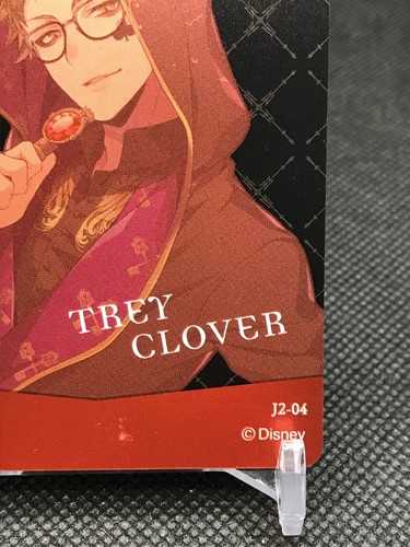 Trey Clover Twisted-Wonderland Disney Wafer Card BANDAI JAPAN TCG J2-04 - Picture 10 of 12