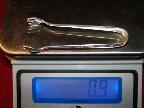 GORHAM STERLING SILVER GREENBRIER SUGAR TONGS NO MONOGRAM