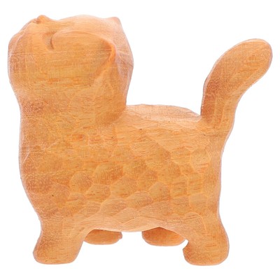  4 Pieces Katzenschmuck Small Size Cat Sculpture Collectible