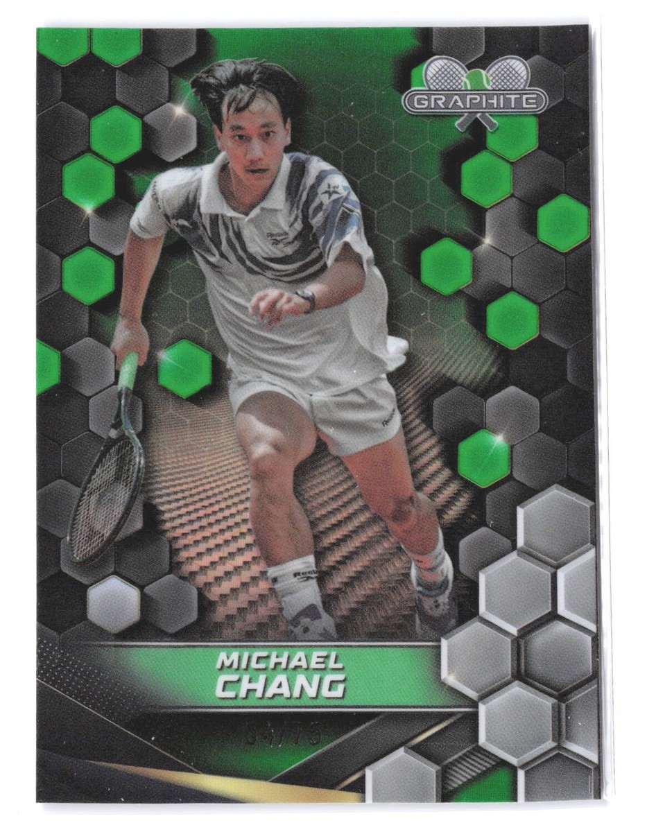 Topps - 直筆サインカード  Topps Graphite Michael Chang 2024 Topps Graphite Chrome #154 Michael Chang Green
