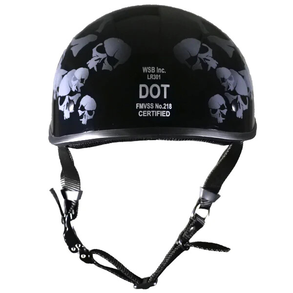 Crazy Al's WORLD'S SMALLEST LIGHTEST SOA DOT SKULLNATION GLOSS BLACK