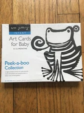 Wee Gallery Infant Art Cards for Baby 0-12 Months Peek-a-boo Collection 6