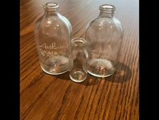 2 Anthousa 3 1/2 inch Glass Bottle Diffusers