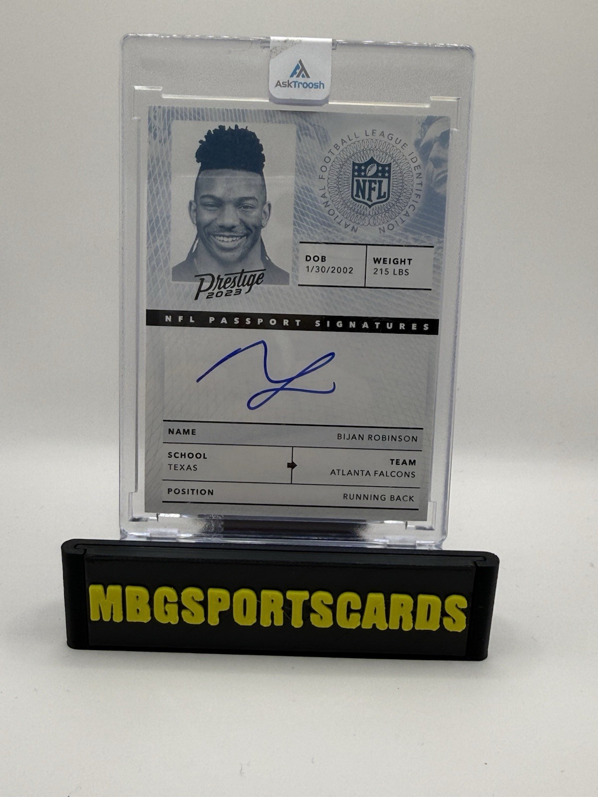 2023 Panini Prestige - Nfl Passport Signature Bijan Robinson #NPSBR