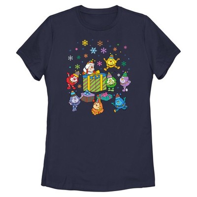 Women's Rainbow Brite Colorful Holiday Sprites T-Shirt