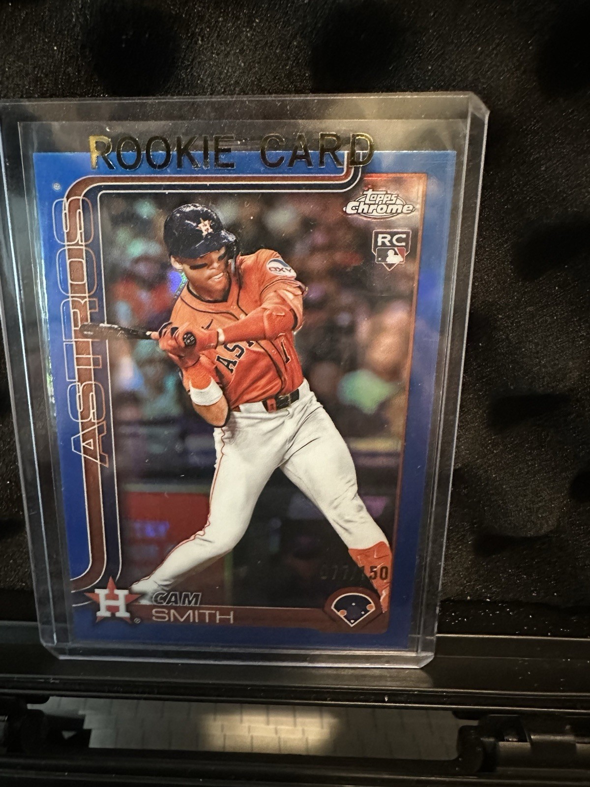 2025 Topps Chrome Update Series Royal Blue /150 Cam Smith RC USC145