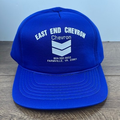 East End Chevron Hat Chevron Snapback Blue Cap Adjustable Blue Adult Size Hat