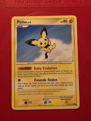 Pokemon Pichu Lv.5 POP9 11 POP Series 9 Deutsch EXC 
