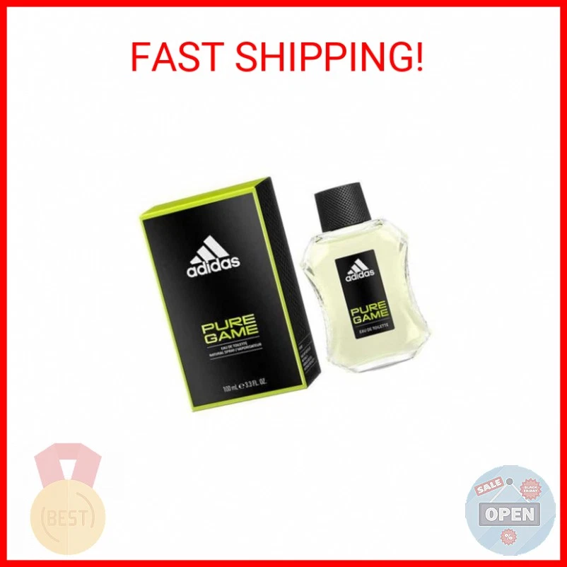 Adidas Eau de Toilette Spray para Hombre, Pure Game, 100 ml Foto 2 de 2