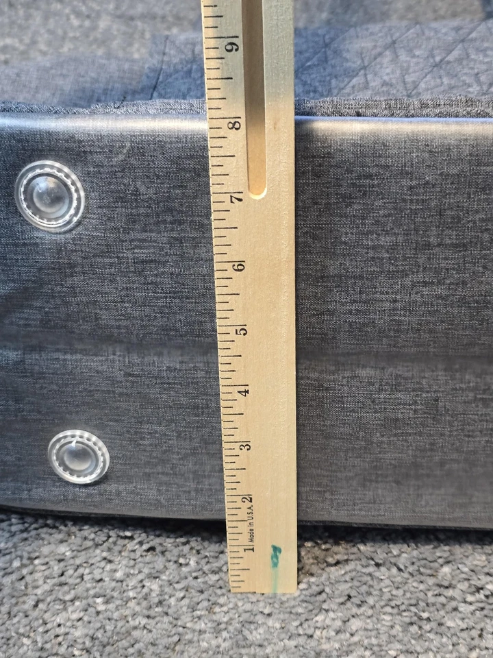 Lug Tugboat Weekender Duffel Bag Gray Quilted Travel Carry On Tote Organizer - Image 4 of 4