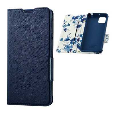 AQUOS sense5G/4/4 lite/4 basic case soft leather thin with magnet navy