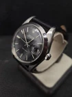 Vintage Rolex Oysterdate Precision 6694 Manual Wind Black Dial 34mm Wristwatch
