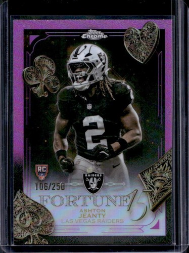 2025 Topps Chrome Ashton Jeanty Pink Refractor (RAW)