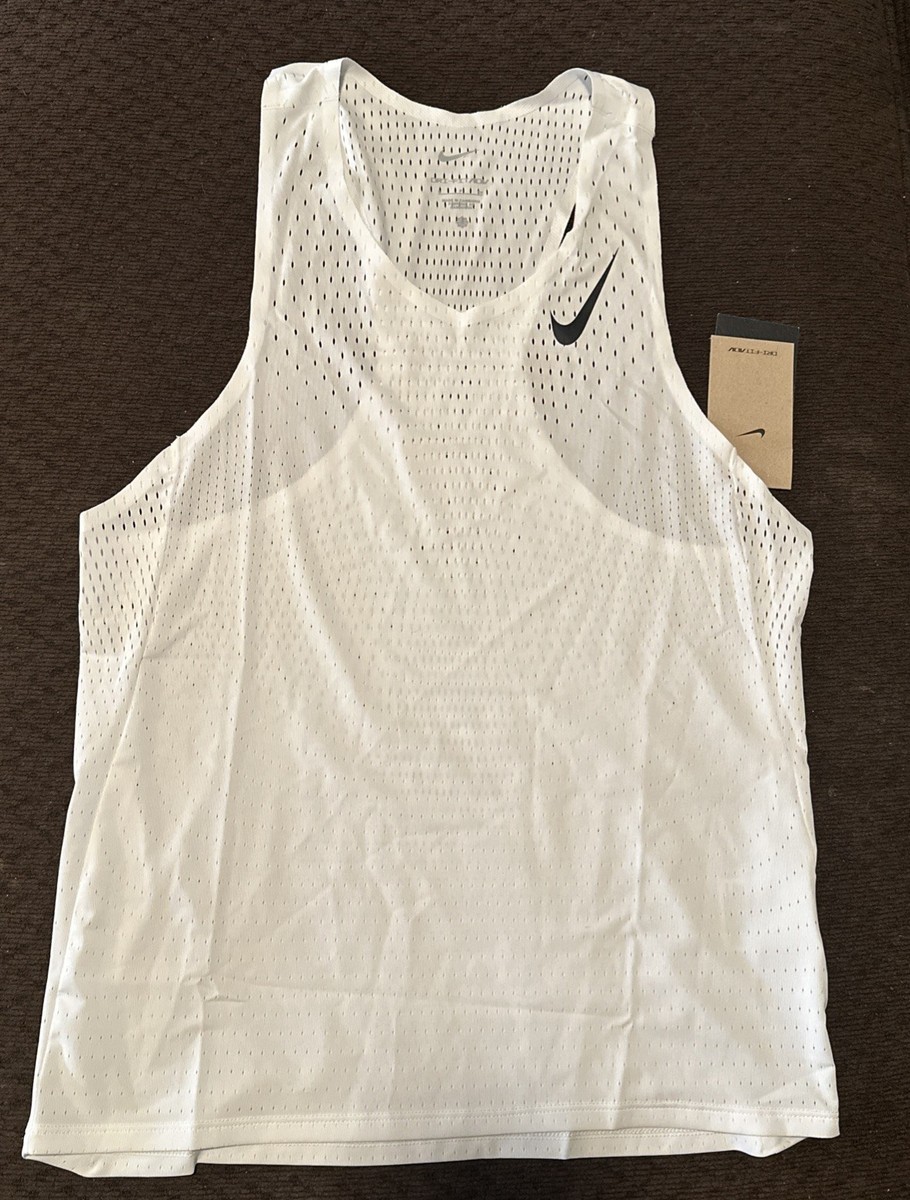 Nike Aeroswift タンクトップ XLホワイト XL】新品 NIKE ナイキ エアロスイフト シングレット タンク