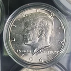1968 Kennedy Half Dollar 40% Silver AU Circulated Very Nice Coin!!  #8