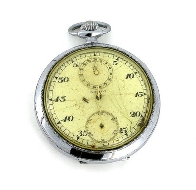 1938 US Navy Bureau Of Navigation Timer Stop No. 649 Aristo Stop Watch *REPAIR*
