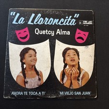 La Lloroncita Quetcy Alma Mi Viejo San Juan POP ART LP-152  VG/VG  #7634