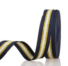 24 Yards 1 Inch Stripe Grosgrain Ribbon Double Face Polyester Ribbon for Crafts