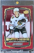 2023-24 Upper Deck Engrained Connor Bedard Synthesis Red Rookie RC