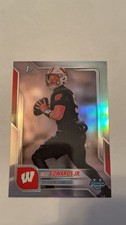 Topps 2025 Bowman Chrome Refractor #8 Billy Edwards Jr. Wisconsin Football