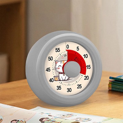 Round Visual Timer Self-discipline Tool 60-minute Countdown Kitchen Cooking Home