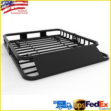 51" x 36" Universal Roof Rack Basket, 250 Lbs Capacity Rooftop Cargo Carrier