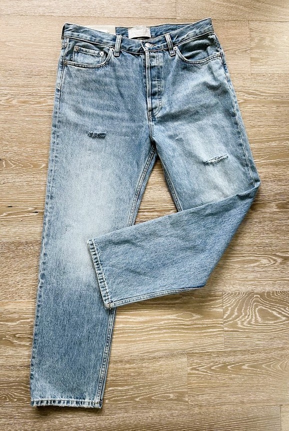 Everlane The Rigid Slouch Jean in Broken-In Blue - Size 27