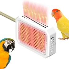 Bird Cage Heater Safe Thermostat Controlled Pet Warmer for Parakeets Cockatiels