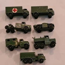 Matchbox 1-75 7 Military Vehicle Collection  Ambulance,Lorry,Breakdown Truck etc