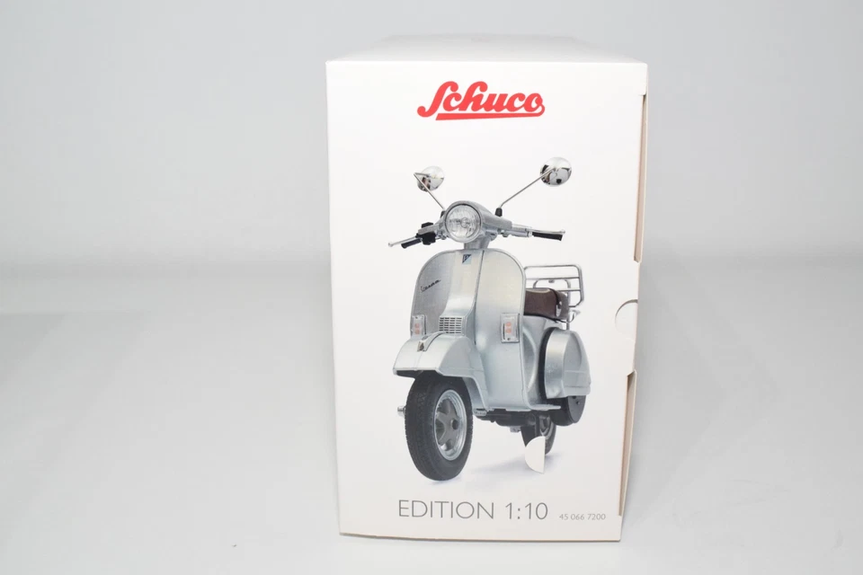 B95 1:10 SCHUCO 45 066 7200 VESPA PX 125 70 AÑOS EDICIÓN ESPECIAL GRIS SIN US... - Imagen 4 de 4