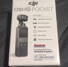 DJI Osmo Pocket 4K60 Handheld Camera Black w/Stabilizer  Controller-Sealed Box