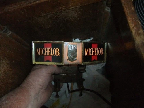 Vintage Michelob Beer Cash Register Lighted Sign Tested & Working