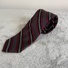 Joseph Abboud Mens 100% Silk Tie Burgundy Gra...