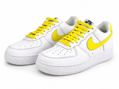 Nike Air Force 1 Low White Yellow DN4165-991 Women's 9.5 Sneakers
