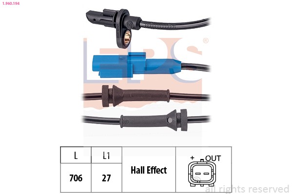 Eps Abs Sensor Raddrehzahl DrehzahlfüHler FüR CitroëN C4 Cactus-image