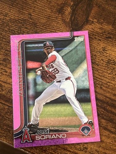 2025 Topps Series 2 - Jose Soriano #669 Pink Holo Foil - Bild 2 von 3