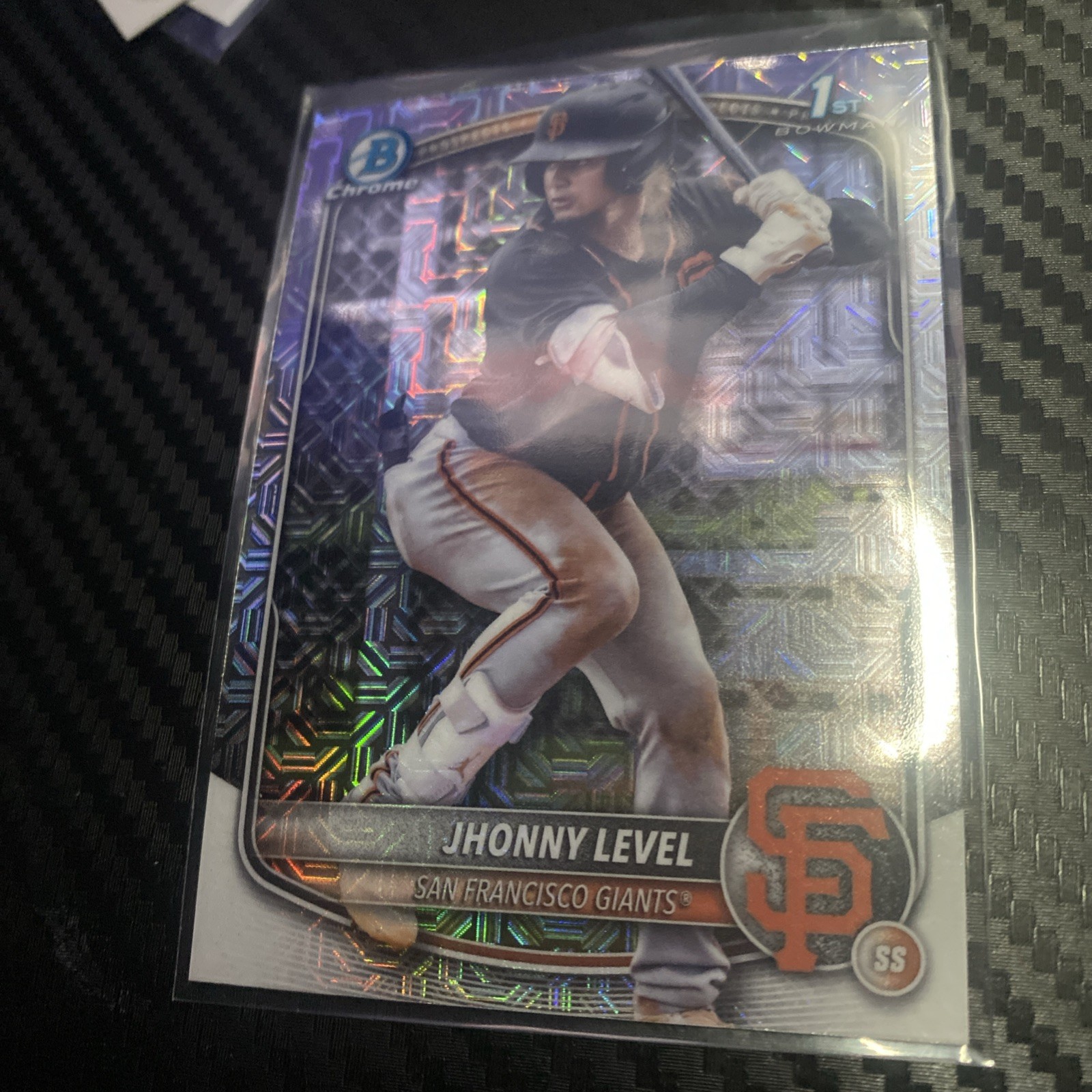 2025 Bowman - Chrome Prospects Jhonny Level #BCP-147 Mojo Refractor (RC)