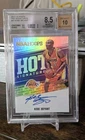 2017-18 NBA Hoops Hot Signatures Kobe Bryant Autograph BGS 8.5 & 10 #47 Lakers
