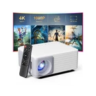 Mini Portable Projector, Full HD 1080P 4K Support Movie Projector, Portable S...