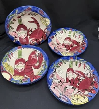 Steve Haddock Tika Tabasco Crab Shrimp Crawfish Bowls Set Of 6